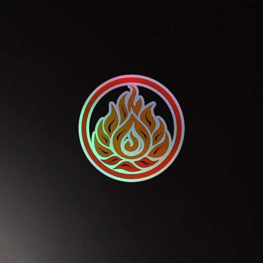 Wild Inferno Holographic stickers