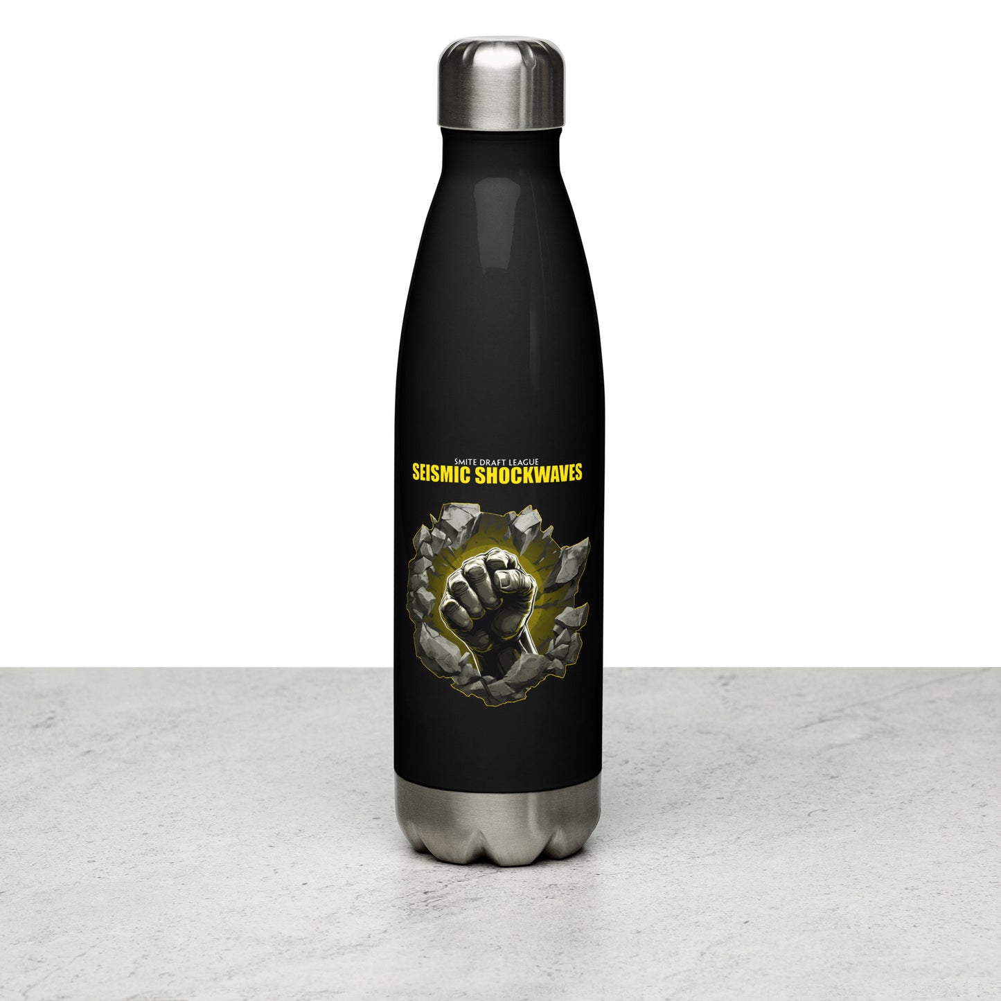 Seismic Shockwaves Stainless Steel Water Bottle