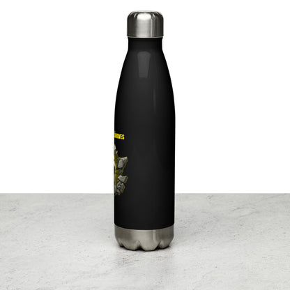 Seismic Shockwaves Stainless Steel Water Bottle